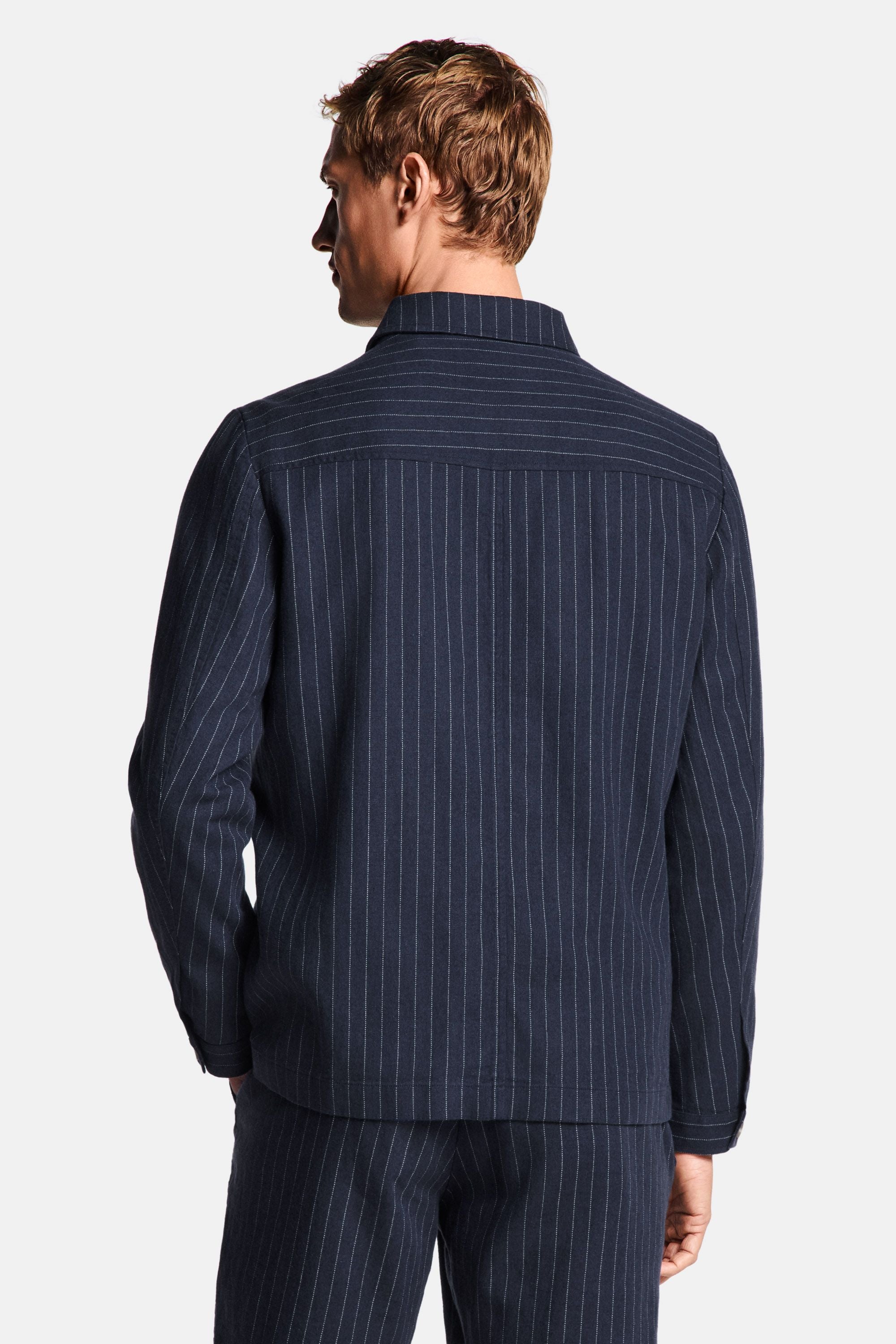 Cosmics Pinstripe * The Linen Shacket