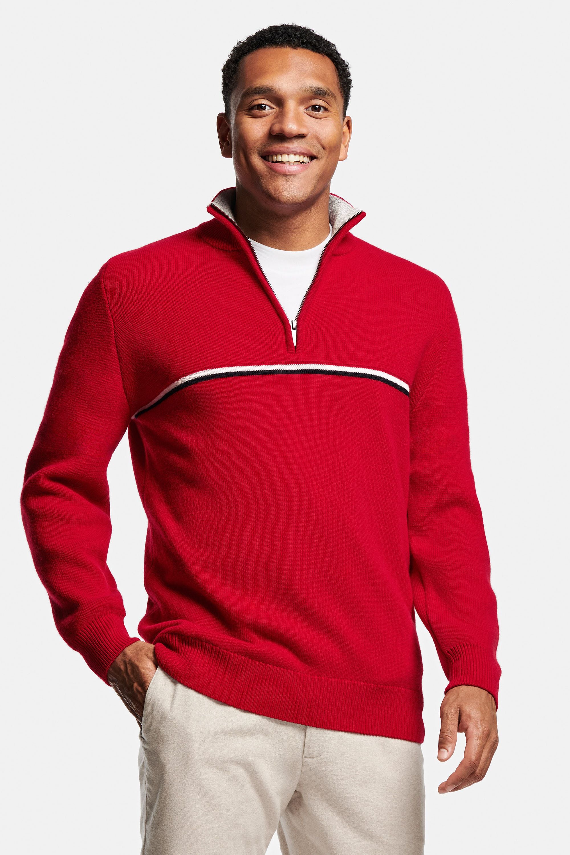 Red Devils * The Retro Zip Pullover