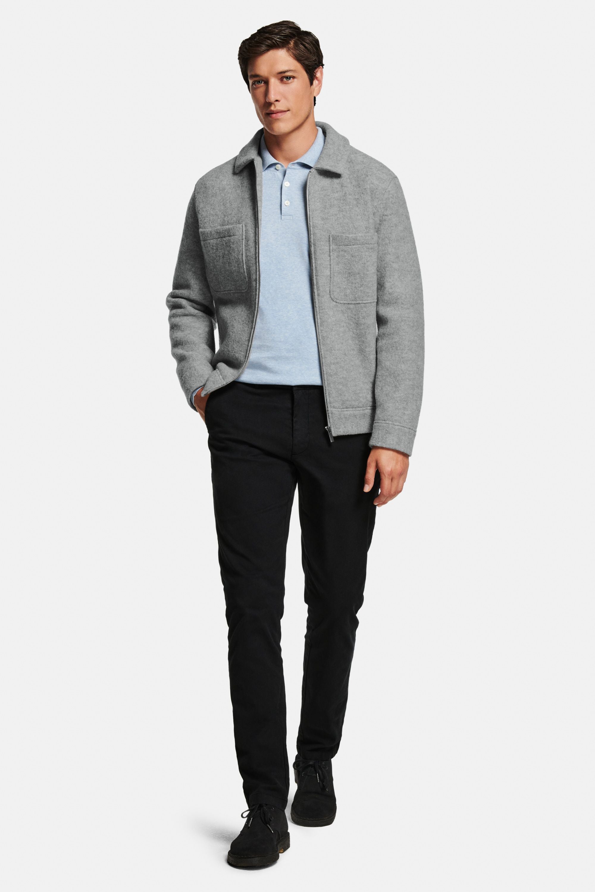 Oysters * The Wool Zip Shacket
