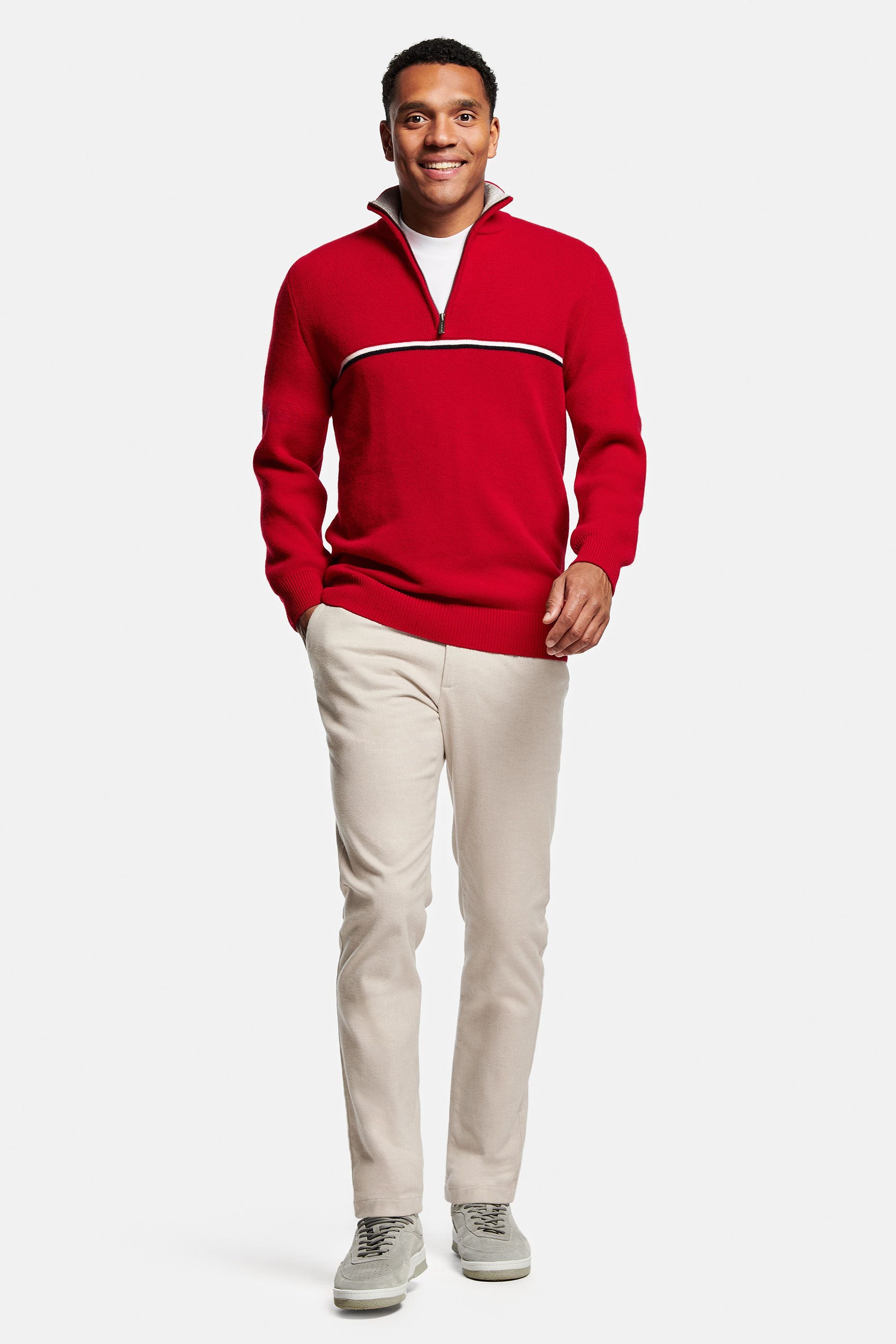 Red Devils * The Retro Zip Pullover