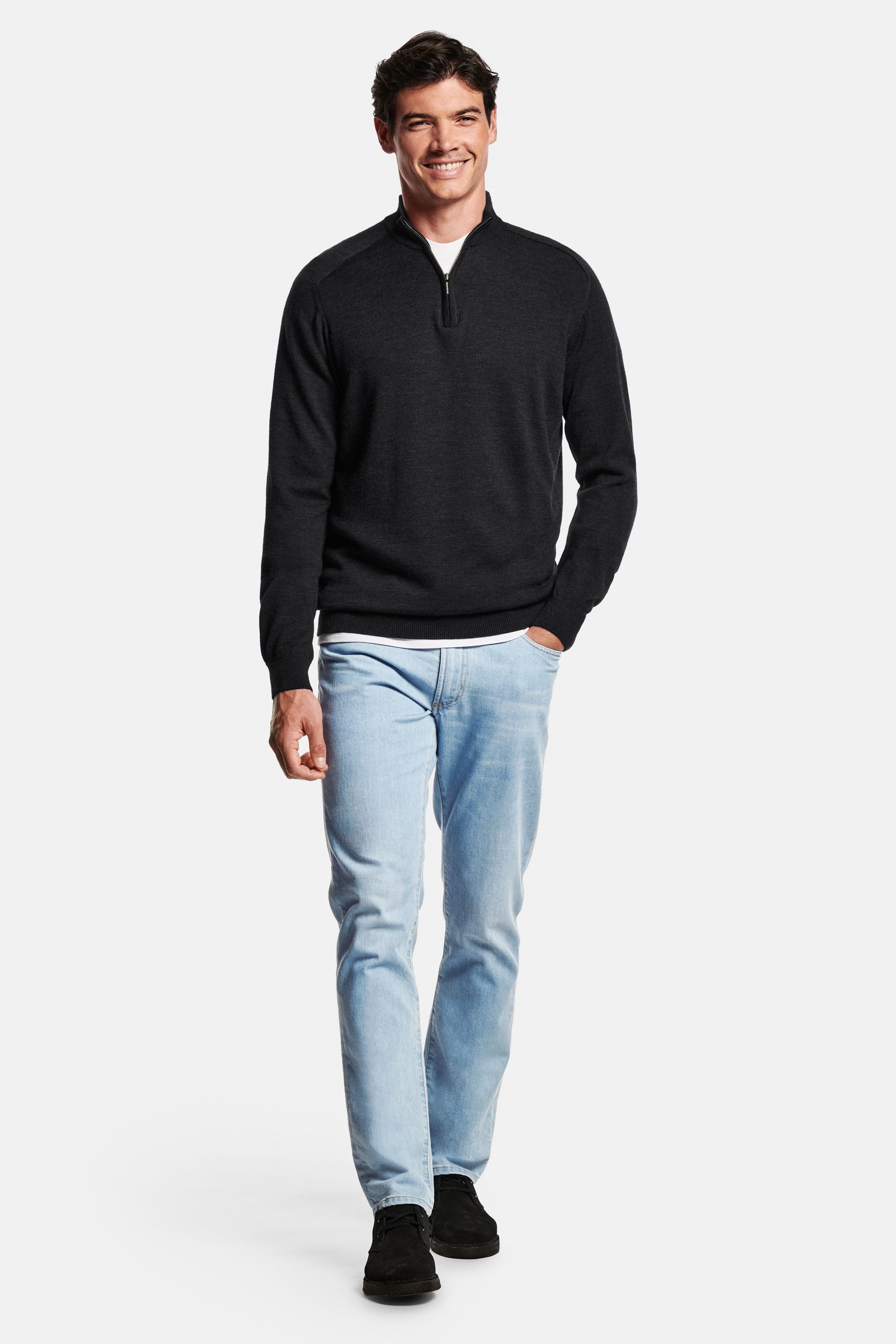 Storms * The Merino Zip Pullover