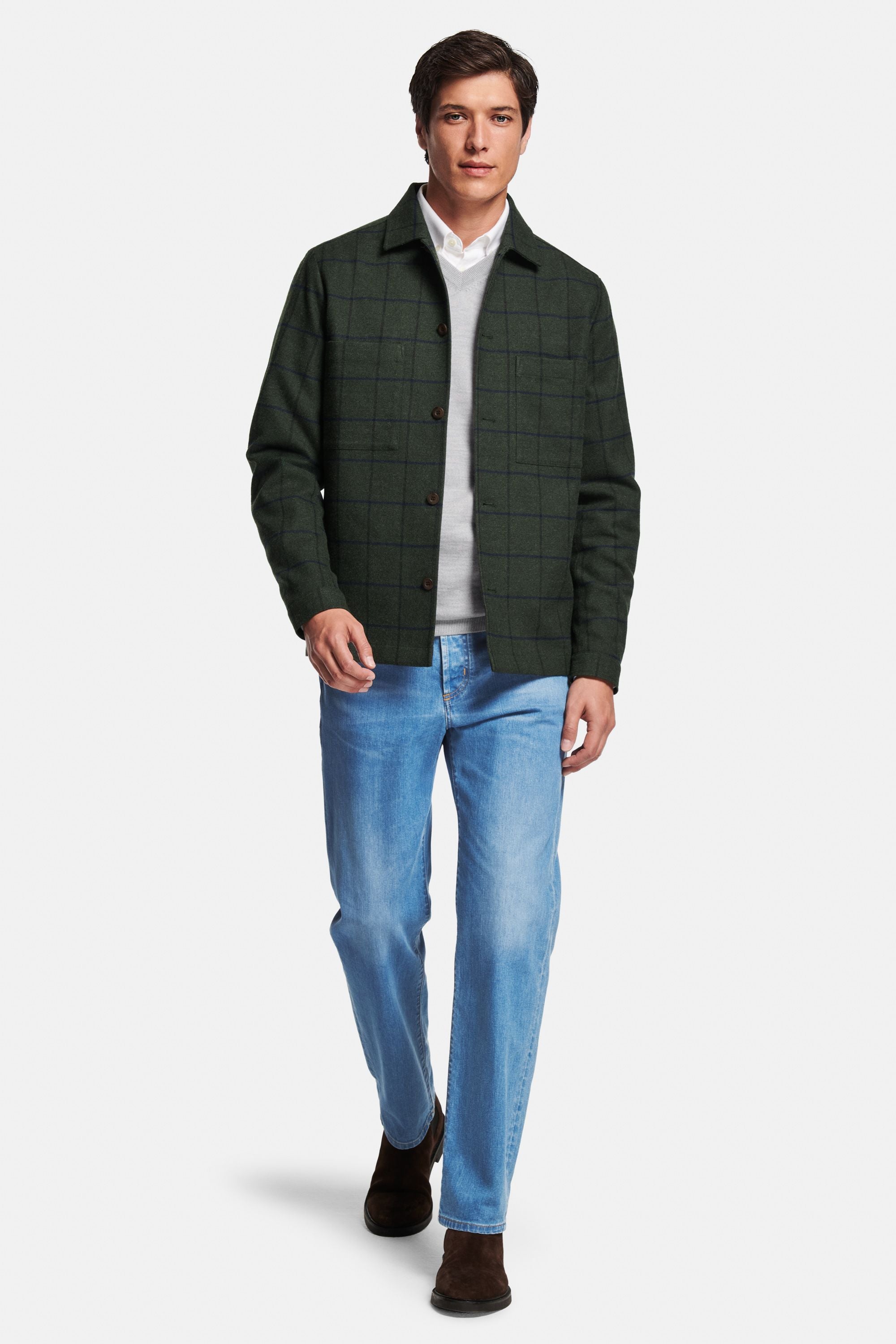 Oysters * The Merino V-neck