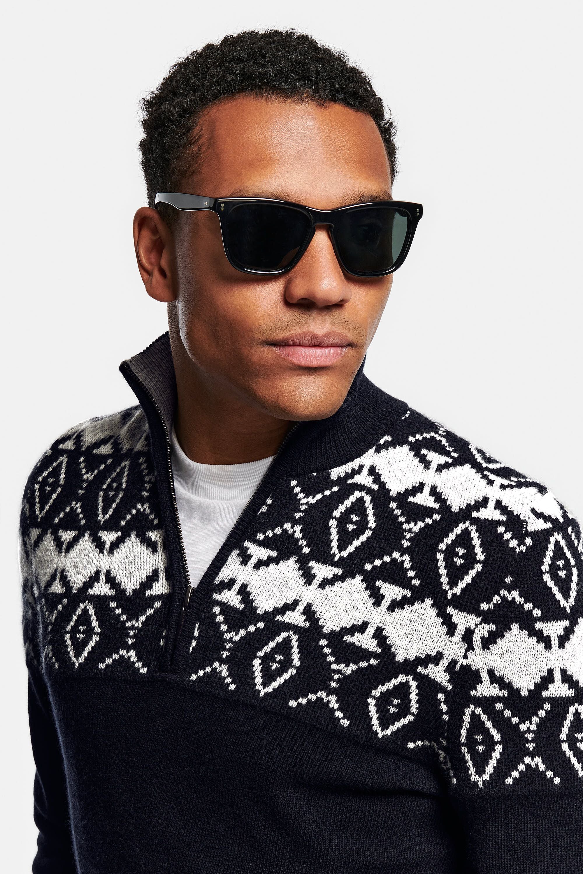 Slaloms * The Retro Zip Pullover