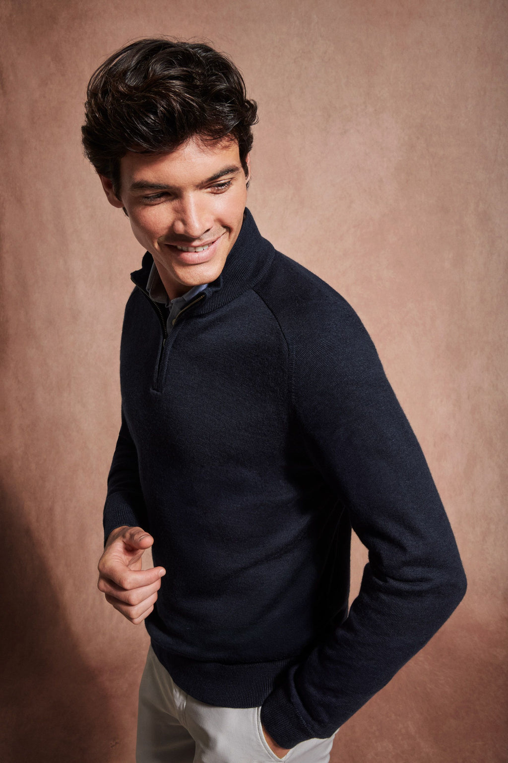Deeps * The Merino Zip Pullover