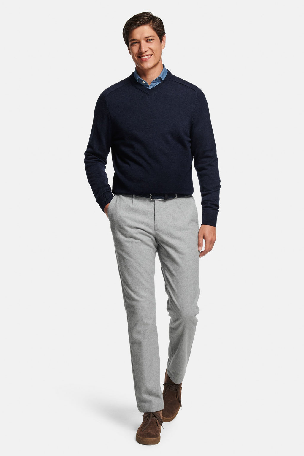 Deeps * The Merino V-neck