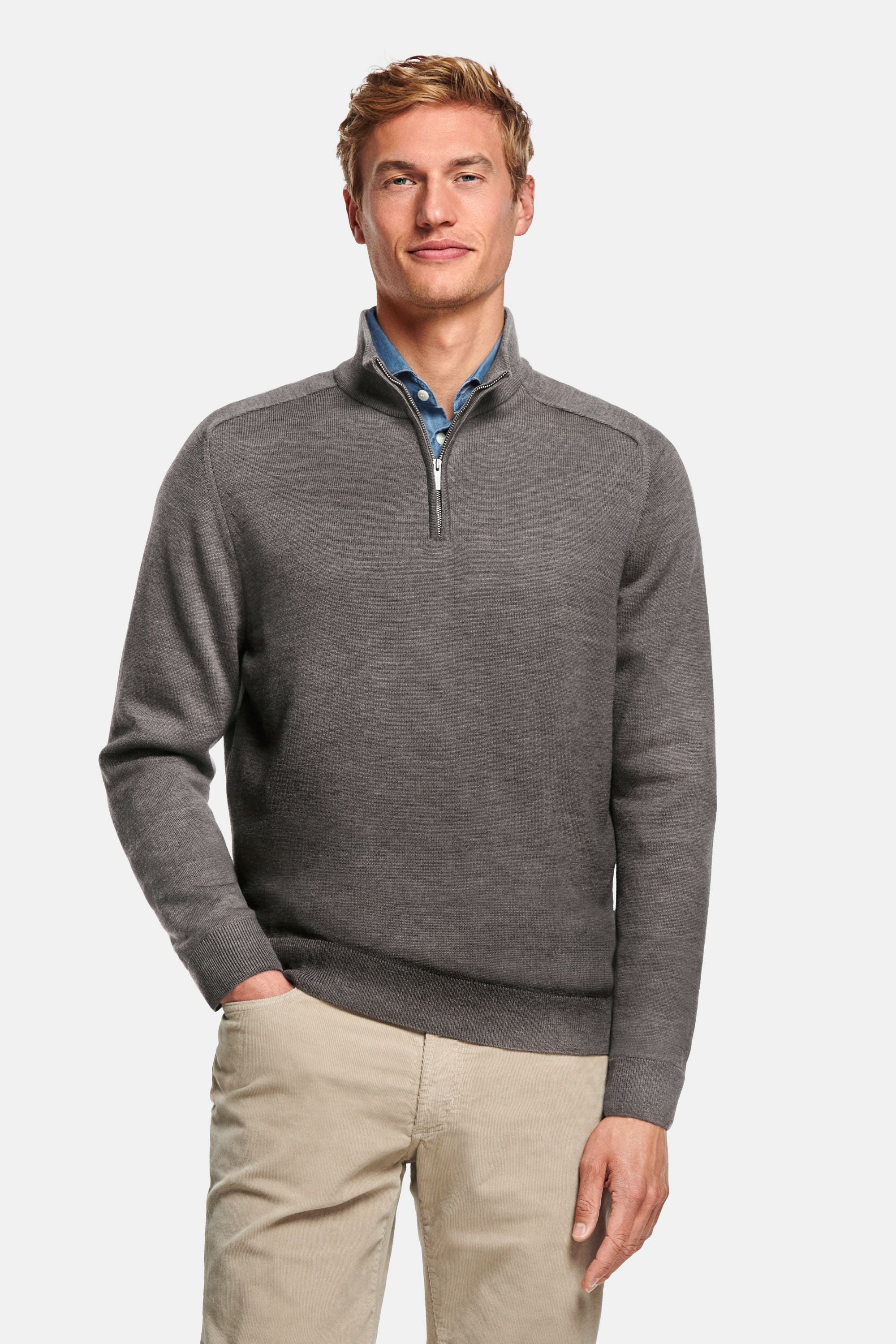 Jones * The Merino Zip Pullover